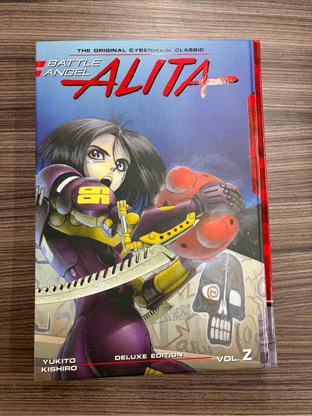Battle Angel Alita Vol. 2 Deluxe Edition - Purple & Red Cover